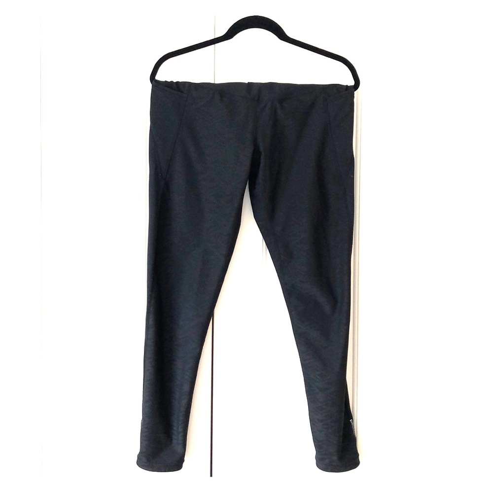 Lucy black leggings with light design, drawstring